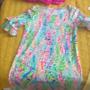 Lily Sleeved Dress with Frills Size S